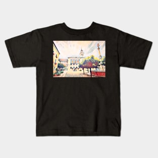 Town hall, Bad Reichenhall Kids T-Shirt